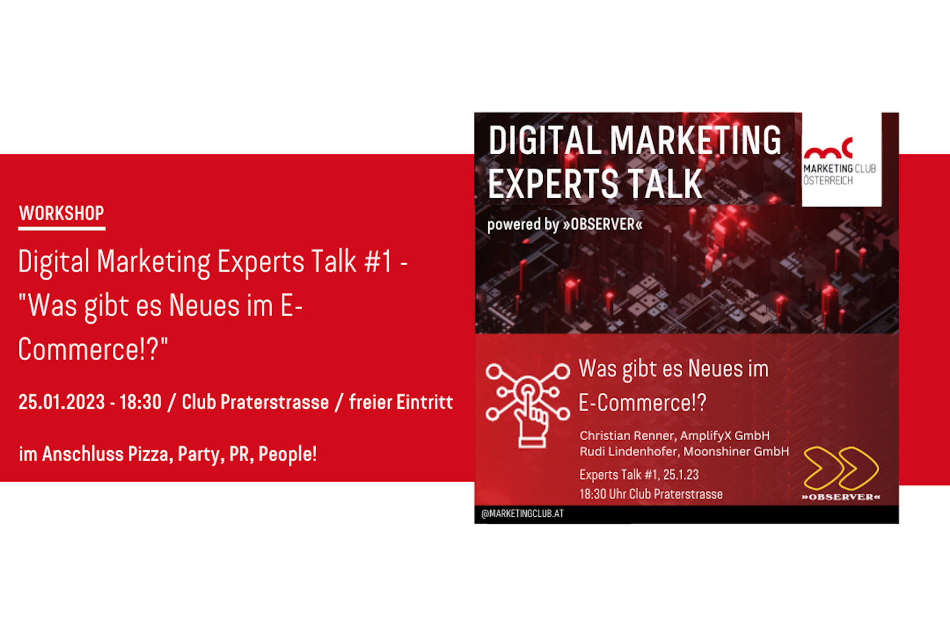 Pizza, Party, PR, People! meets Digital Marketing Experts Pool hosted by OBSERVER