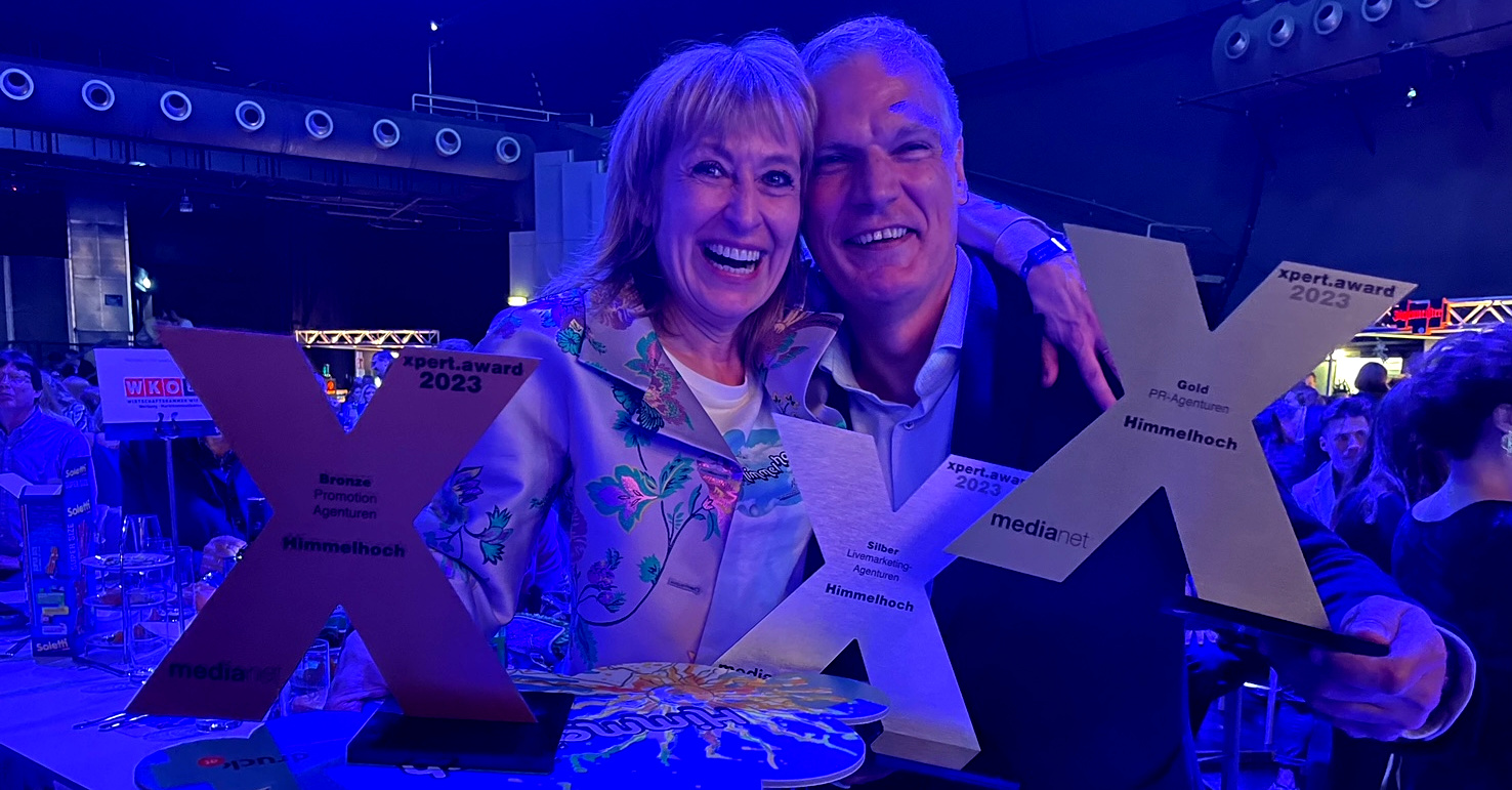 medianet xpert.award: Himmelhoch als beste PR-Agentur