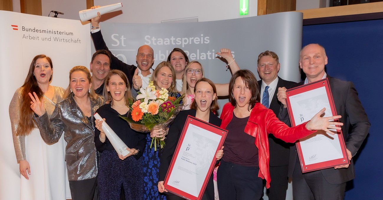 Der Staatspreis Public Relations 2023 wurde bei der PR Gala verliehen