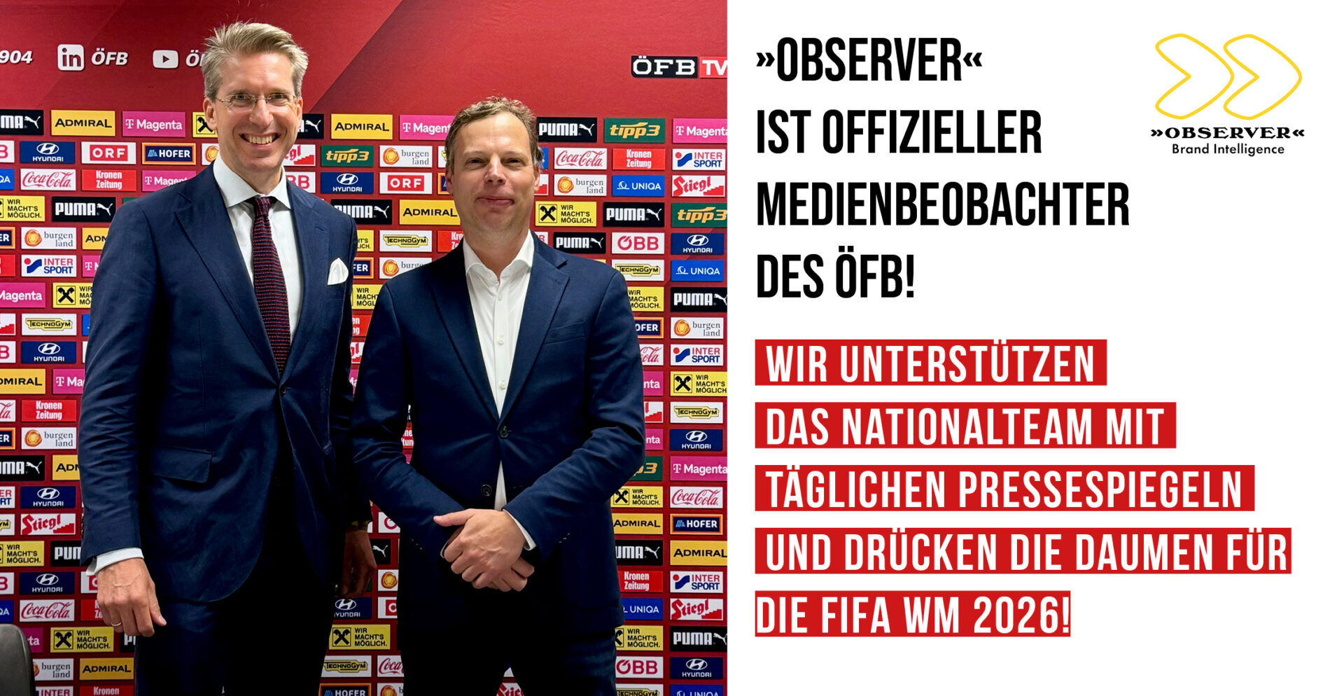 OBSERVER ist der offizielle Medienbeobachter des ÖFB